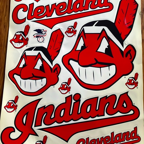 Vintage Cleveland Guardians (Former team name) Window Clings -New - Picture 3 of 6